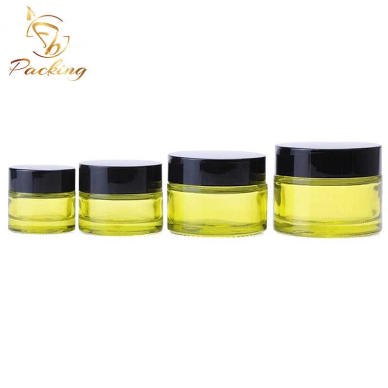 Cosmetic Packaging Empty Customized Colorful 10g Cosmetic Glass Jars Online